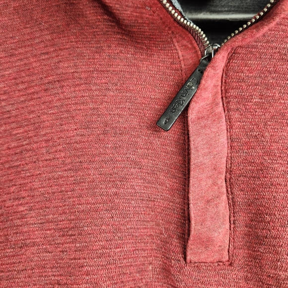 Mens Calvin Klein Red Knit Sweater Pullover - Picture 14 of 14